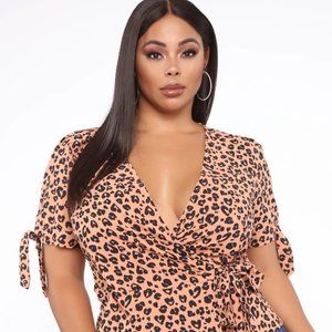 The Perfect Wrap Top - Coral